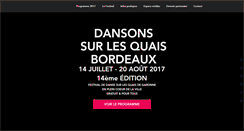 Desktop Screenshot of dansonssurlesquais.fr